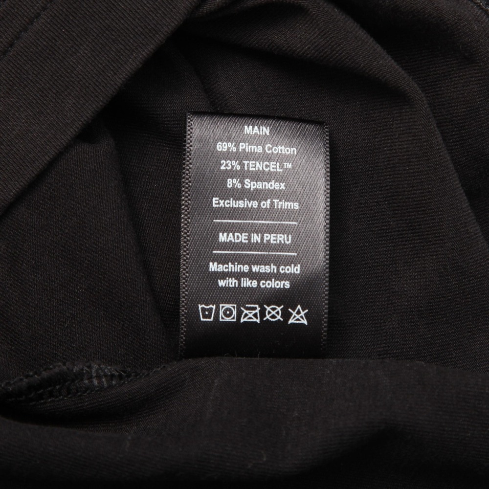 Public Rec Polo Shirt Mens Large Black Pima Cotton Tencel Stretch Casual - Picture 6 of 12